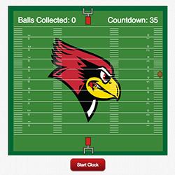 ISU Redbird Ball Catch Game